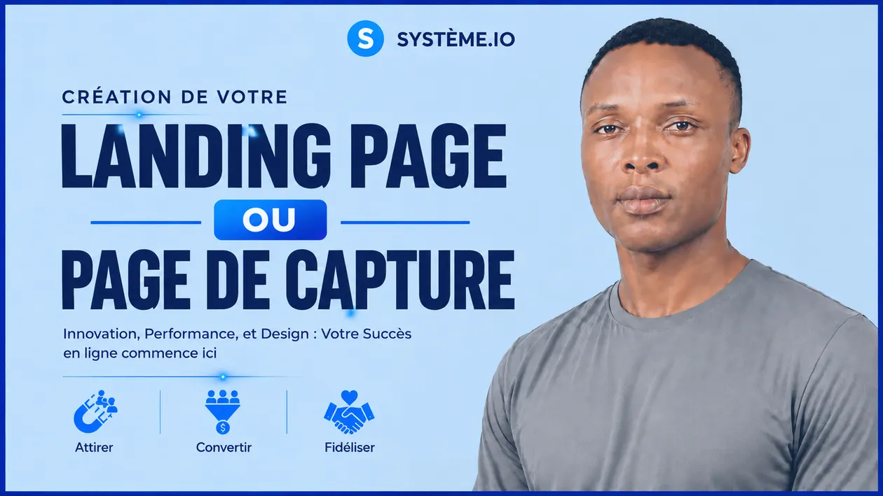 Je vais créer votre page de capture pour plus de leads qualifiés