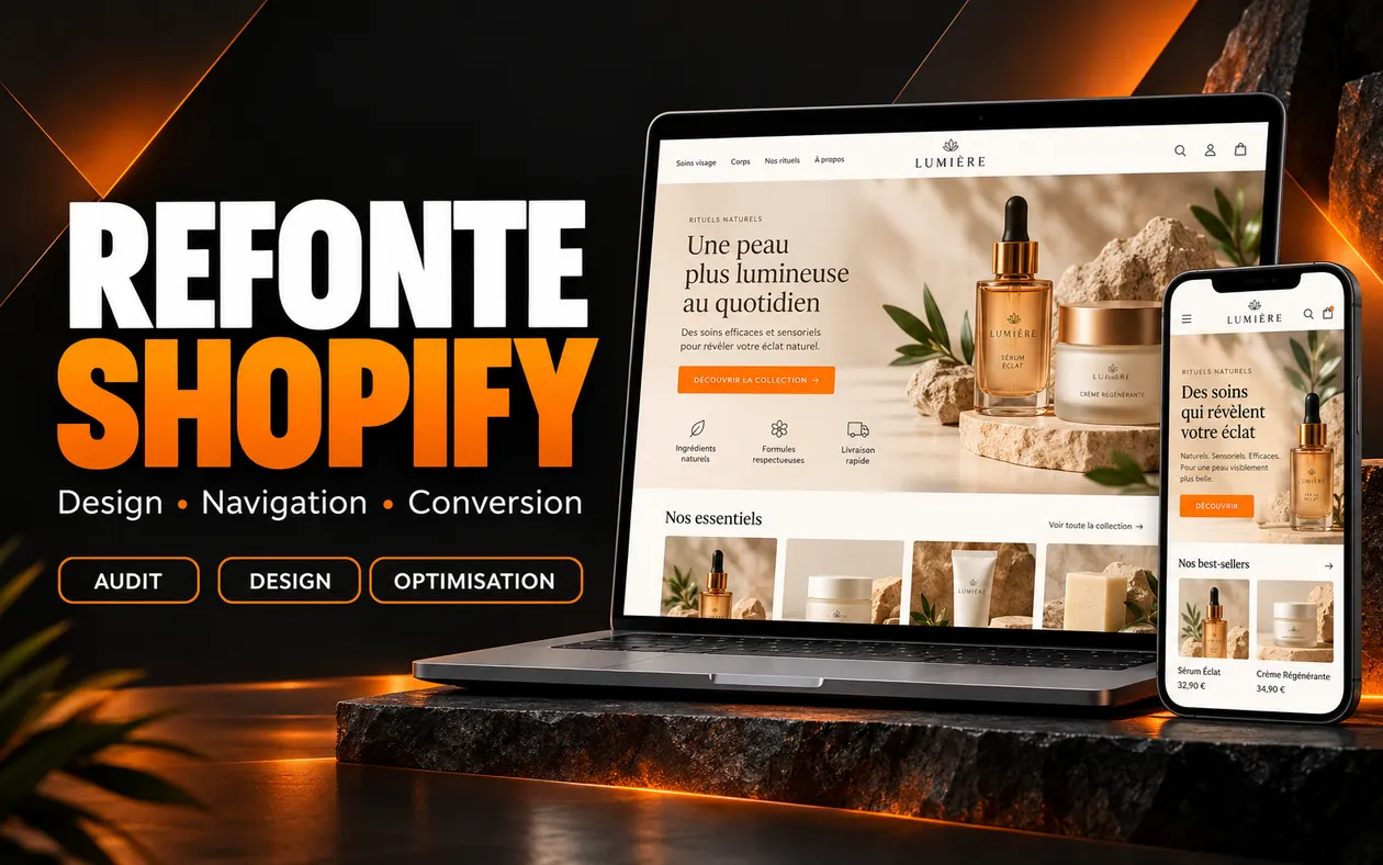 I will redesign your Shopify store and optimize its purchasing journey